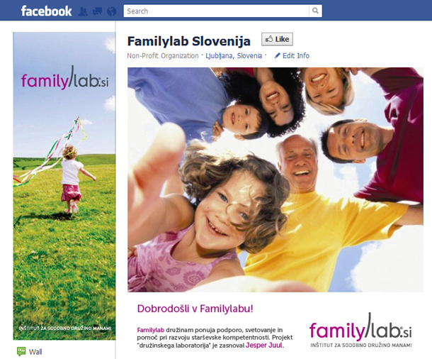 spletne strani familylab